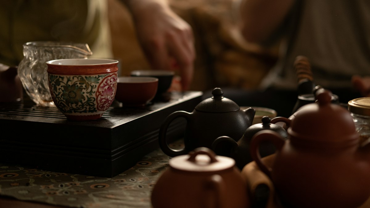 Premium Chinese tea leaves